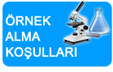 Örnek Alma Koşulları ve Sonuç Alma Zamanları